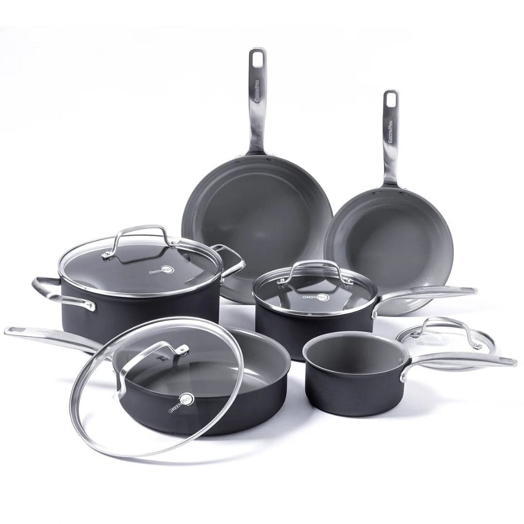 10 PIECE COOKWARE SET - GREENPAN - Compralo en CorinneRegalos.com