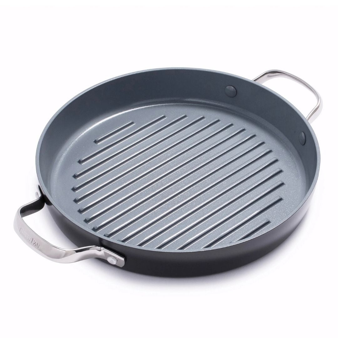 11 GRILLPAN W/ 2 SIDE HANDLES - GREENPAN - Compralo en CorinneRegalos.com