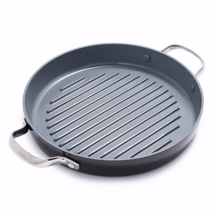 11 GRILLPAN W/ 2 SIDE HANDLES - GREENPAN - Compralo en CorinneRegalos.com