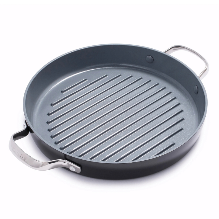 11 GRILLPAN W/ 2 SIDE HANDLES - GREENPAN - Compralo en CorinneRegalos.com