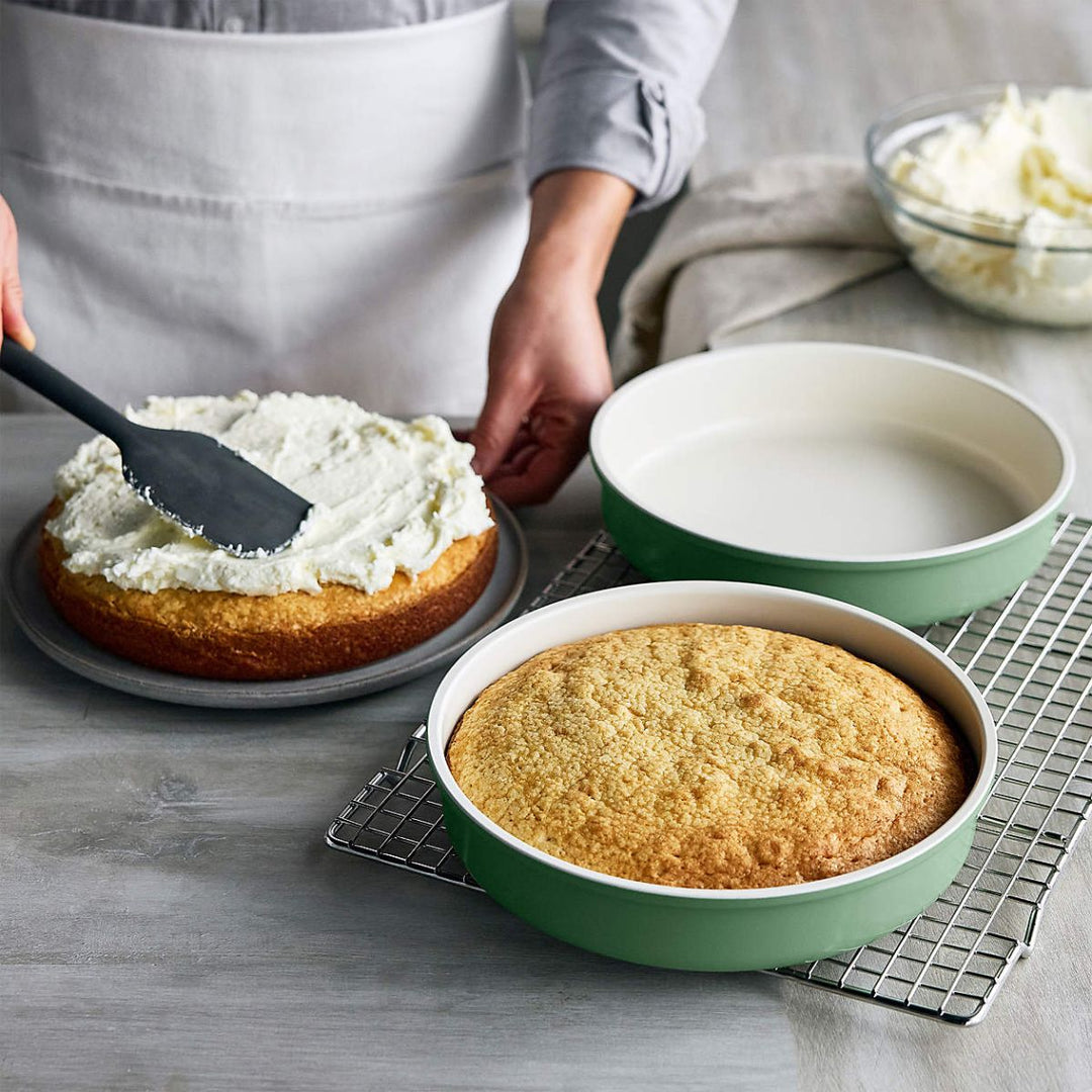 7-PIECE BAKEWARE SET - GREEN