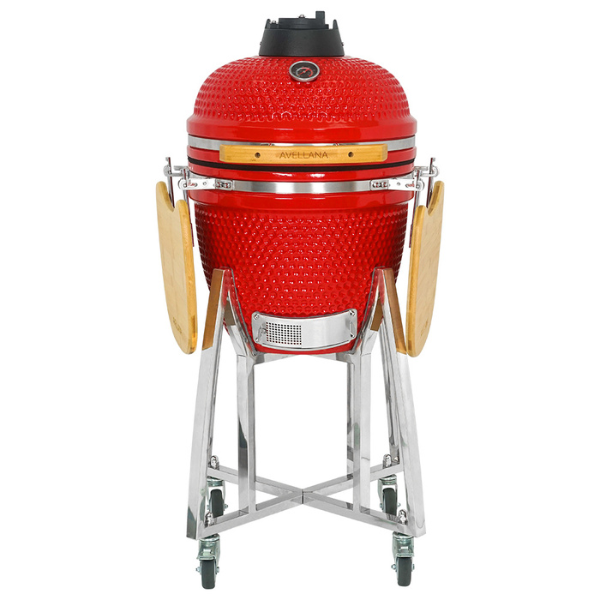 KAMADO GRILL 18 inch in 186 C ROJO - OOVO - Compralo en CorinneRegalos.com