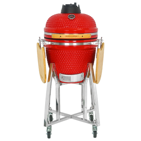 KAMADO GRILL 23.5 inch in 186 C ROJO - OOVO - Compralo en CorinneRegalos.com