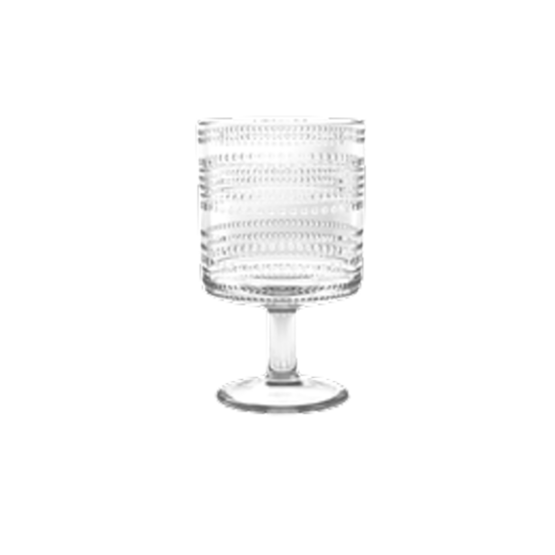 COPA APILABLE BEADED GOBLET 14.8 OZ ABODE - TRANSPARENTE - TAR HONG MELAMINE INC. - Compralo en CorinneRegalos.com