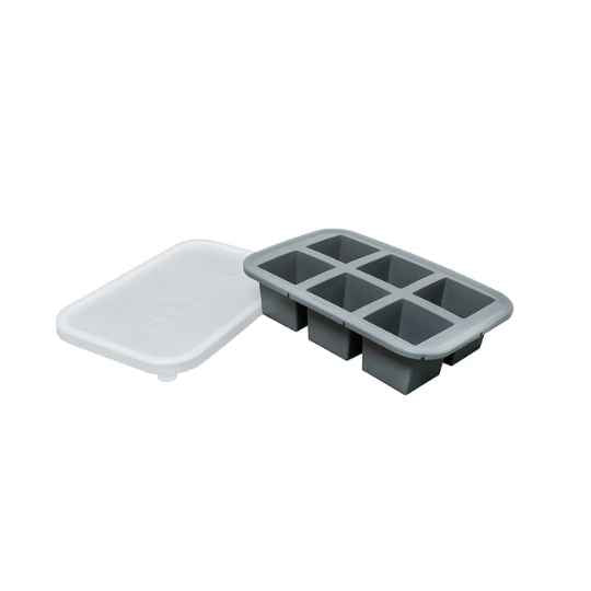 DRYNK GREY SILICONE BIG BLOCK ICE TRAY  6 CUBE - BLUECO - Compralo en CorinneRegalos.com