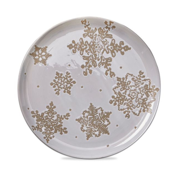 FALLING SNOW PLATTER - TAG - Compralo en CorinneRegalos.com