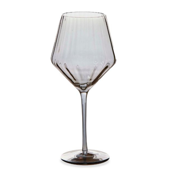 CHELSEA OPTIC WINE GLASS SMOKE - TAG - Compralo en CorinneRegalos.com