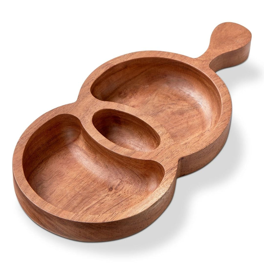 SERVIDOR DE 3 PARTES ACACIA TAG - TAG - Compralo en CorinneRegalos.com