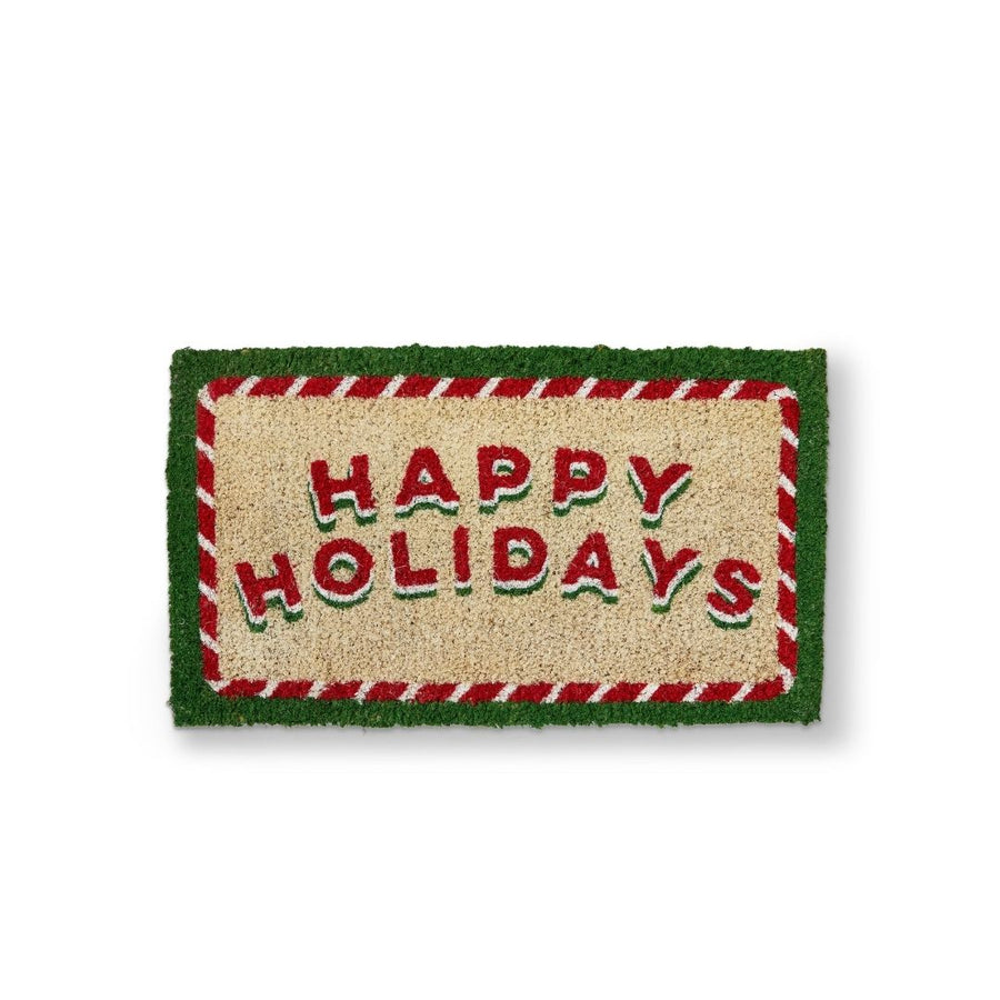 HAPPY HOLIDAY COIR MAT - TAG - Compralo en CorinneRegalos.com