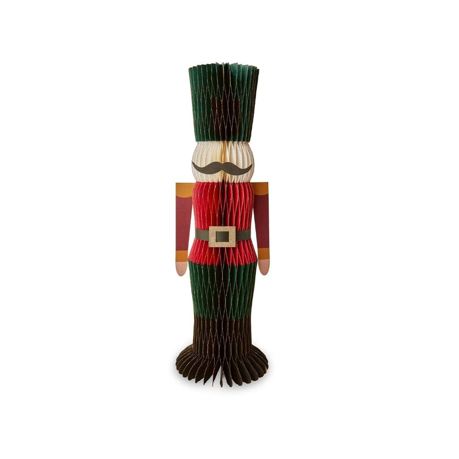 HONEYCOMB PAPER NUTCRACKER DECOR - TAG - Compralo en CorinneRegalos.com