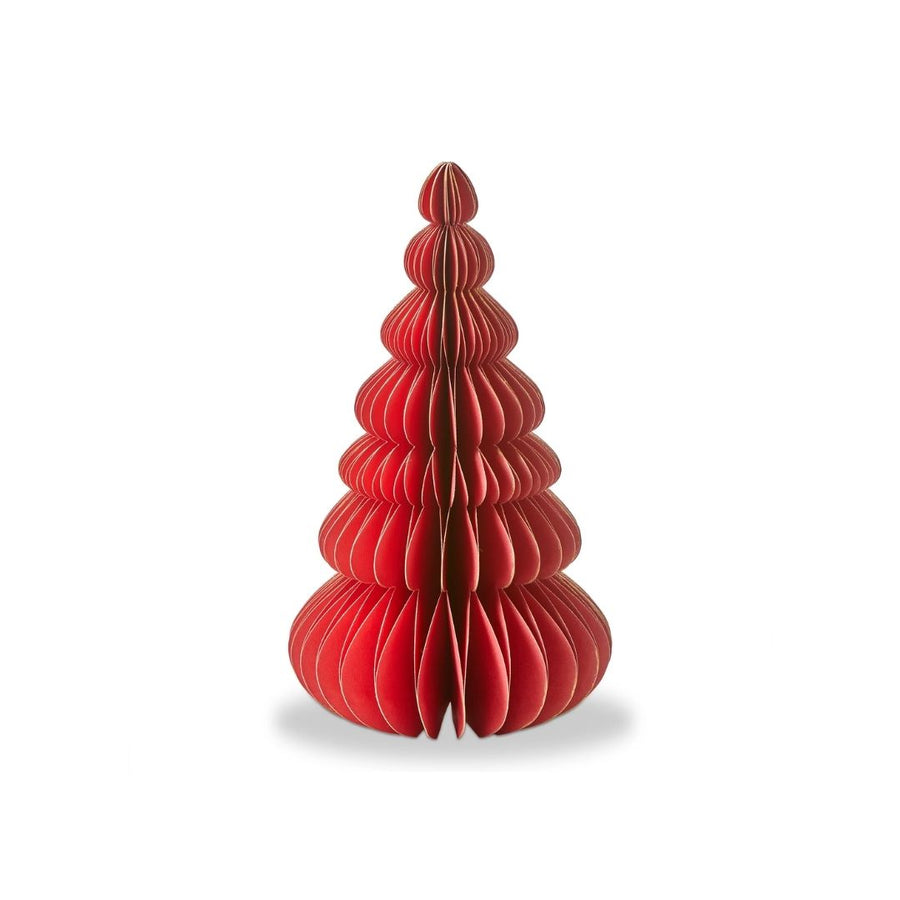 GROOVY PAPER TREE DECOR SMALL RED - TAG - Compralo en CorinneRegalos.com