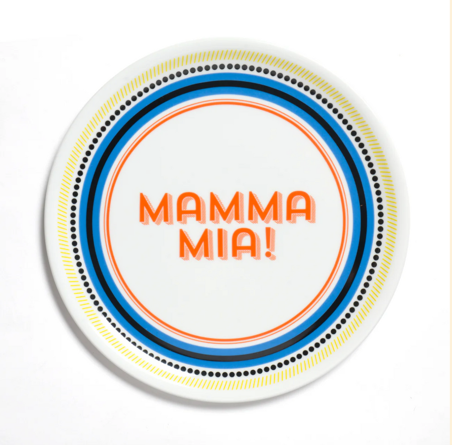 PIZZA PLATE D.32 CM MAMMA MIA - BITOSSI HOME - Compralo en CorinneRegalos.com