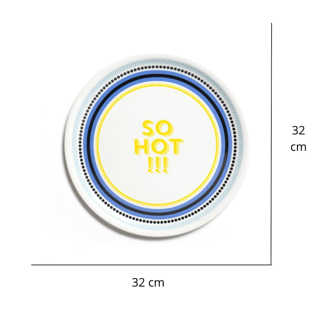 PIZZA PLATE D.32 CM SO HOT