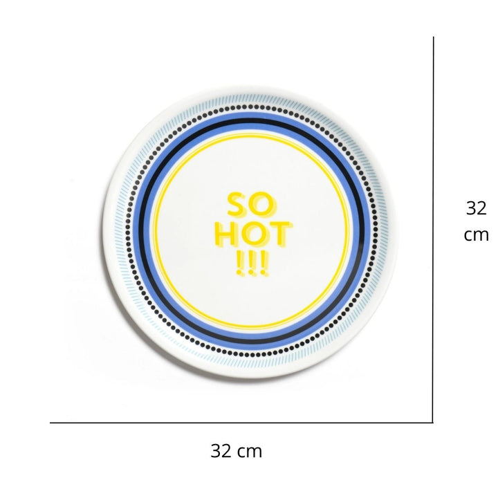 PIZZA PLATE D.32 CM SO HOT