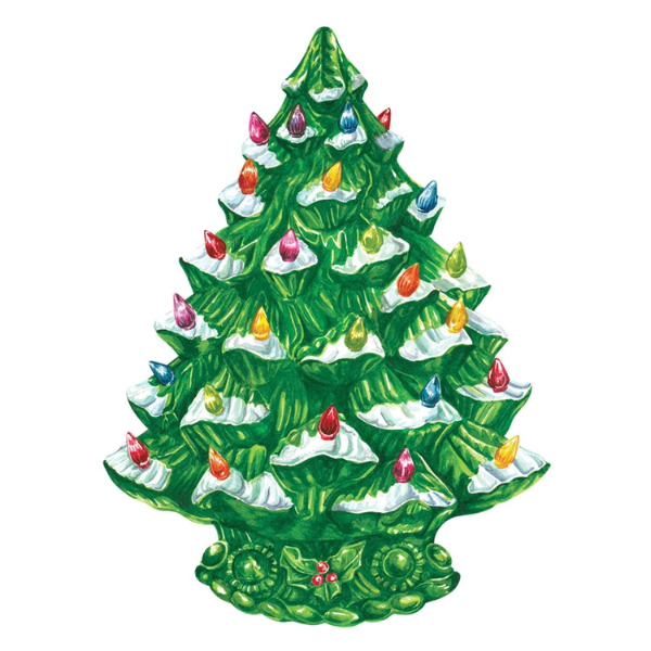 DIE-CUT TRIM THE TREE PLACEMAT - HESTER & COOK - Compralo en CorinneRegalos.com