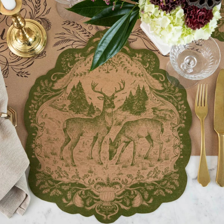 DIE-CUT MOSS FABLE FAUNA PLACEMAT