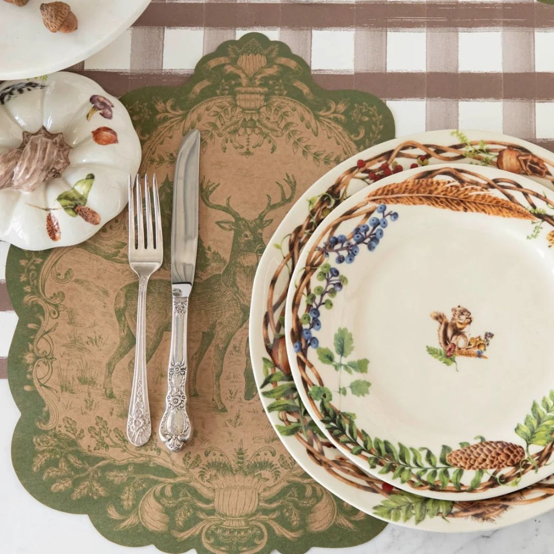 DIE-CUT MOSS FABLE FAUNA PLACEMAT