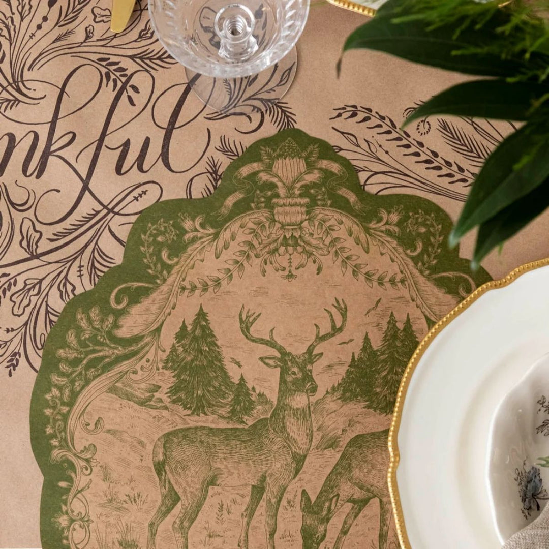 DIE-CUT MOSS FABLE FAUNA PLACEMAT
