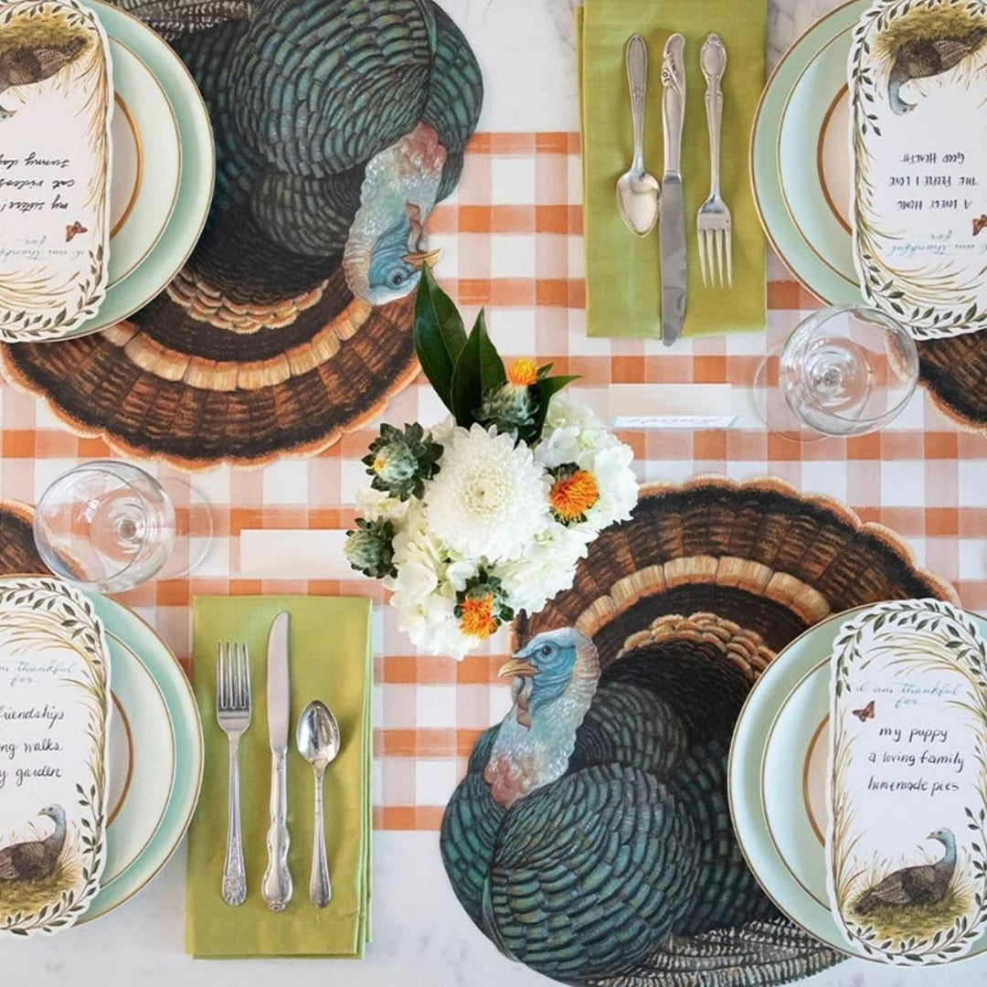 DIE-CUT HERITAGE TURKEY PLACEMAT