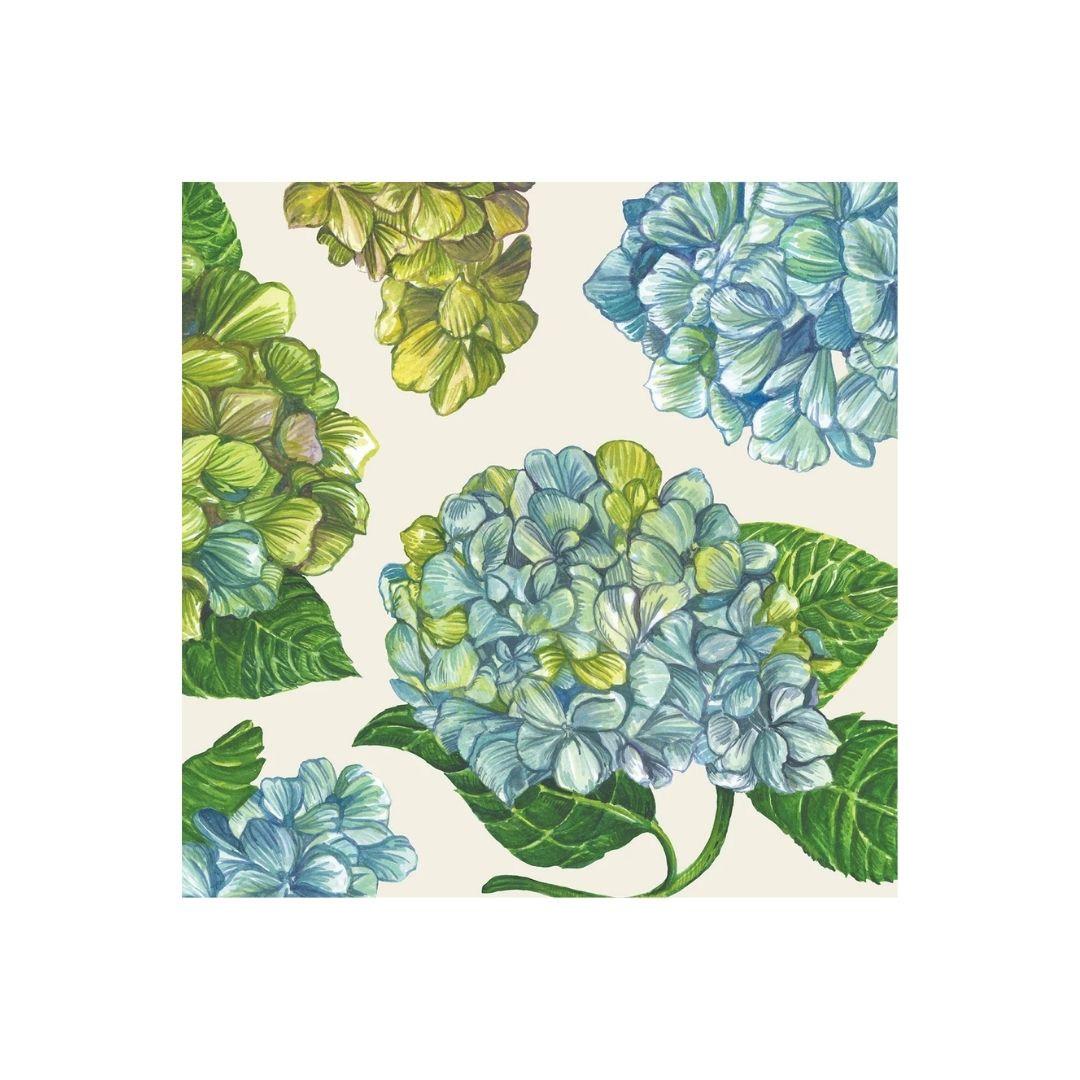 HYDRANGEA COCKTAIL NAPKIN  PACK OF 20 - HESTER & COOK - Compralo en CorinneRegalos.com