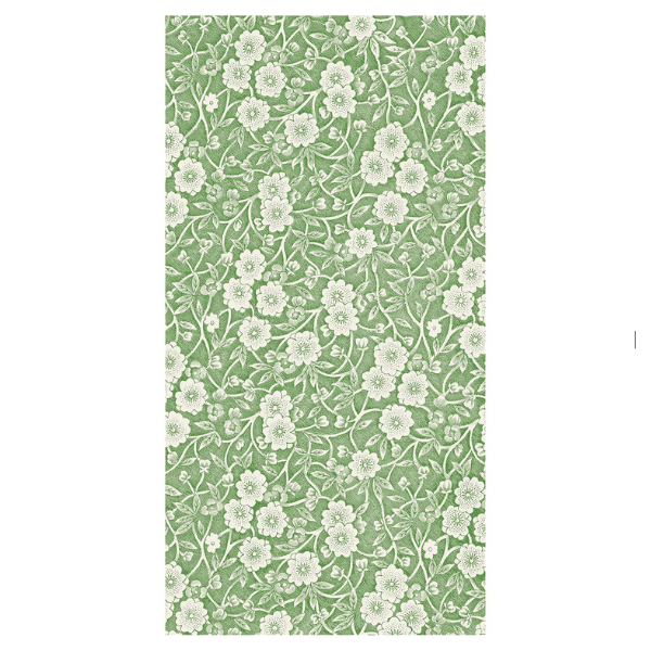 GREEN CALICO GUEST NAPKIN - PACK OF 16 - HESTER & COOK - Compralo en CorinneRegalos.com