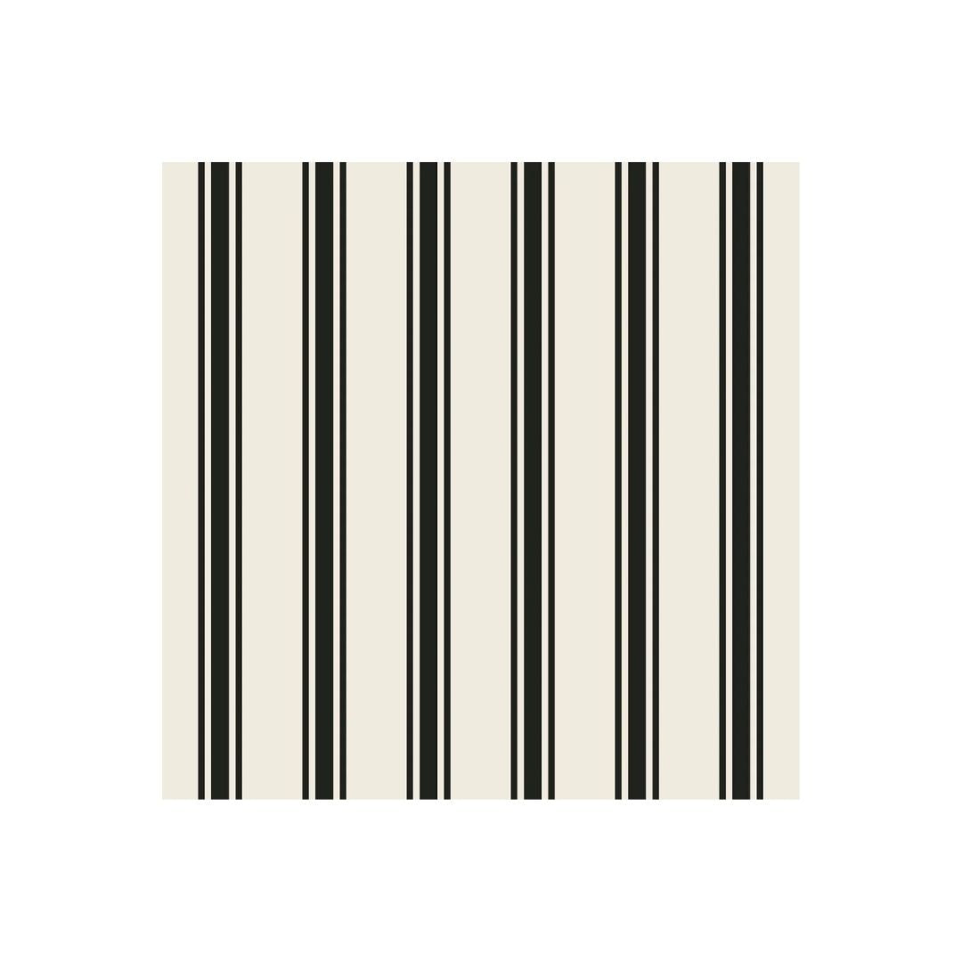 BLACK LINEN STRIPE COCKTAIL NAPKIN  PACK OF 20 - HESTER & COOK - Compralo en CorinneRegalos.com