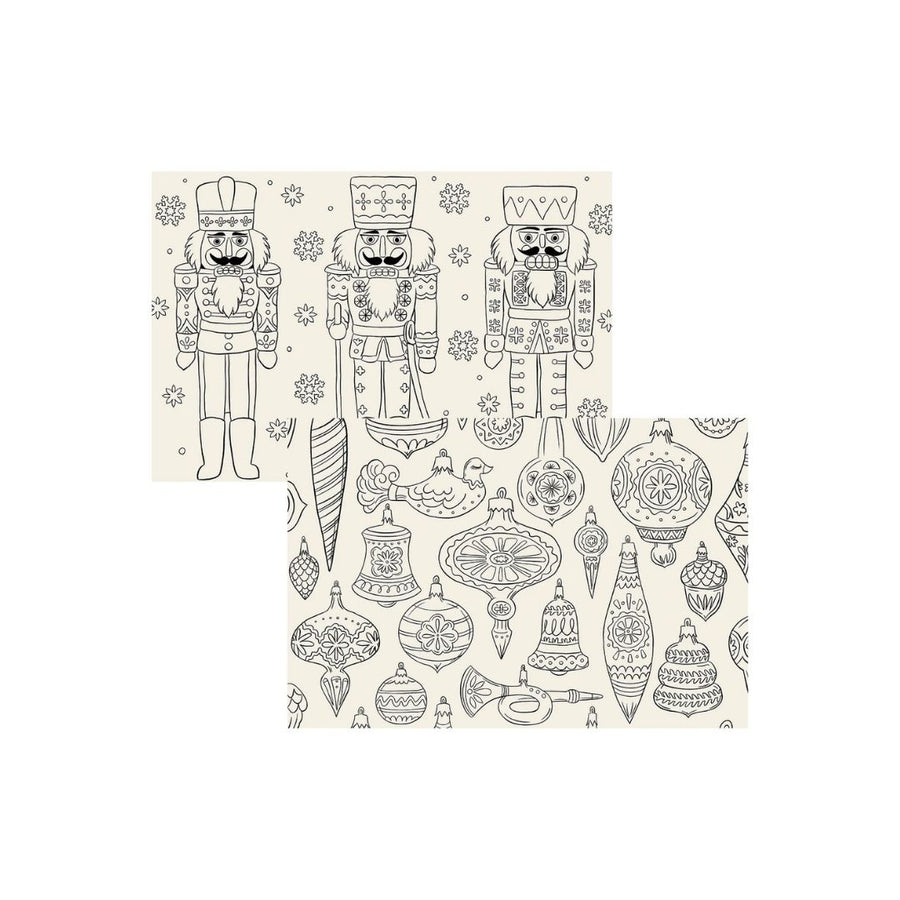 CHRISTMAS COLORING PLACEMAT  PAD OF 20 SHEETS - HESTER & COOK - Compralo en CorinneRegalos.com