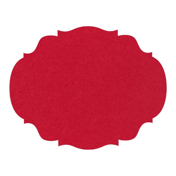 DIE-CUT RED FRENCH FRAME PLACEMAT - HESTER & COOK - Compralo en CorinneRegalos.com