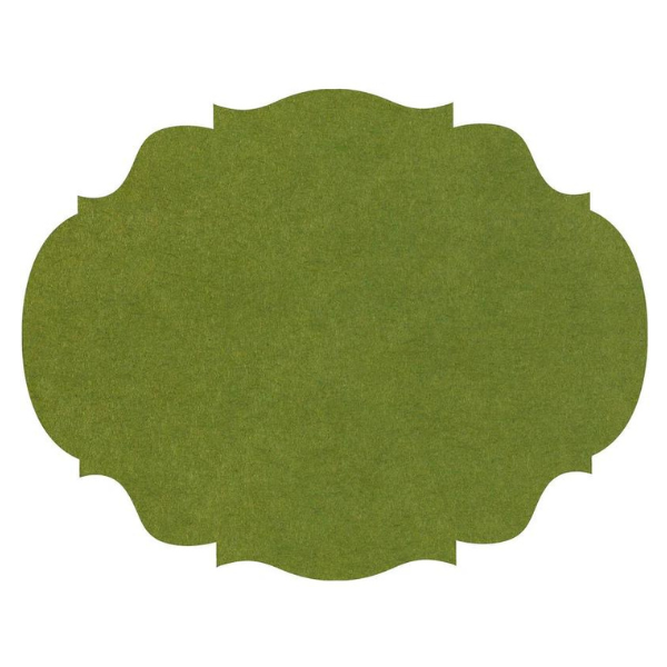 DIE-CUT GREEN FRENCH FRAME PLACEMAT - HESTER & COOK - Compralo en CorinneRegalos.com