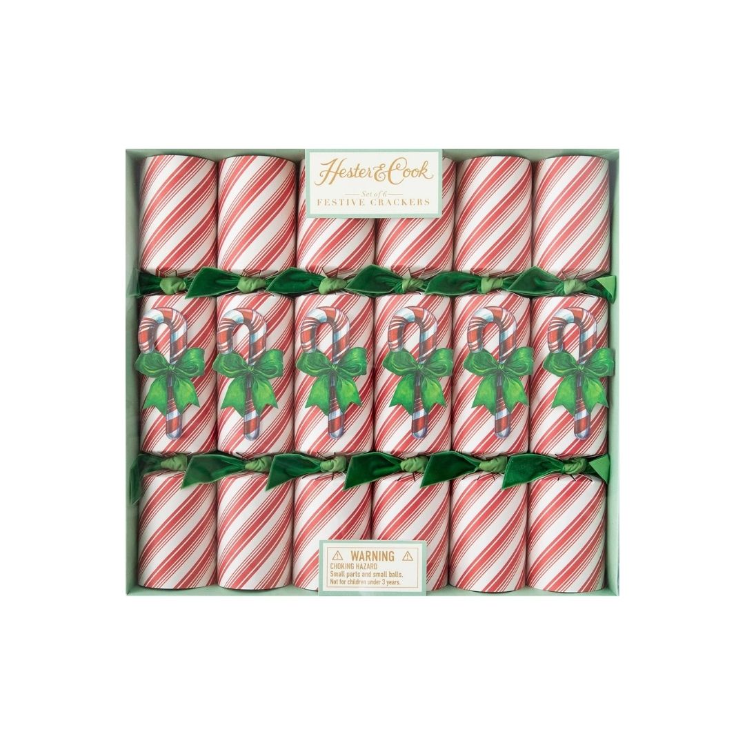 CANDY CANE CRACKERS - HESTER & COOK - Compralo en CorinneRegalos.com
