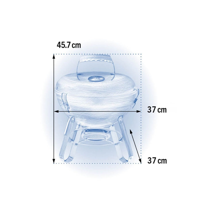 14 PORTABLE CHARCOAL KETTLE GRILL