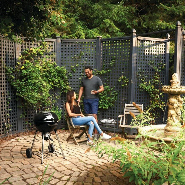 18 CHARCOAL KETTLE GRILL BLACK