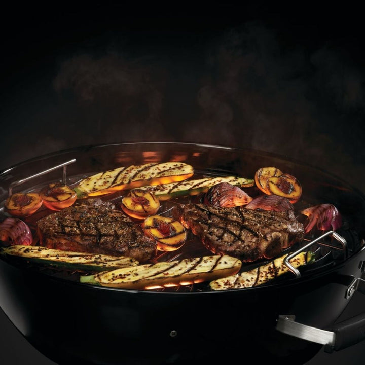 18 CHARCOAL KETTLE GRILL BLACK