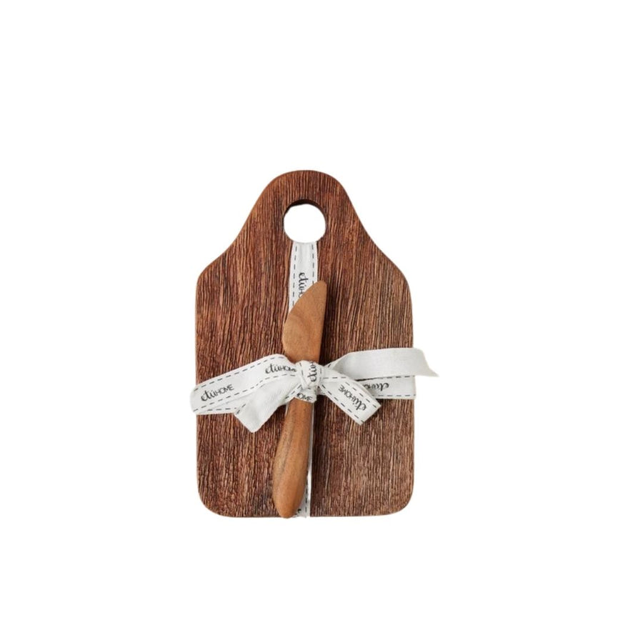 MINI DUTCH APPETIZER BOARD, NATURAL, SPRUCE RIBBON - ETUHOME - Compralo en CorinneRegalos.com