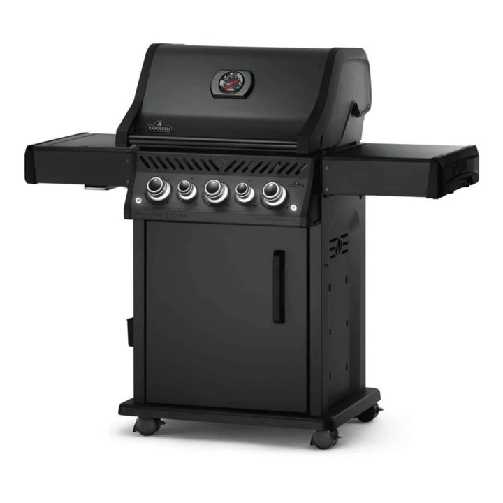 ROGUE SE 425 PROPANE GAS GRILL WITH INFRARED REAR AND SIDE BURNERS BLACK  PHANTOM