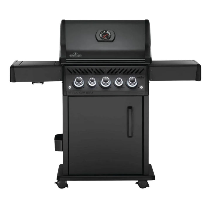 ROGUE SE 425 PROPANE GAS GRILL WITH INFRARED REAR AND SIDE BURNERS BLACK  PHANTOM