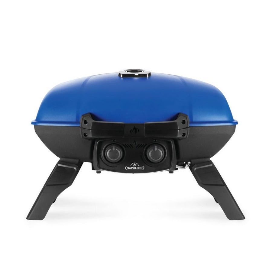 TRAVELQ 285 PORTABLE PROPANE GAS GRILL BLUE - NAPOLEON - Compralo en CorinneRegalos.com