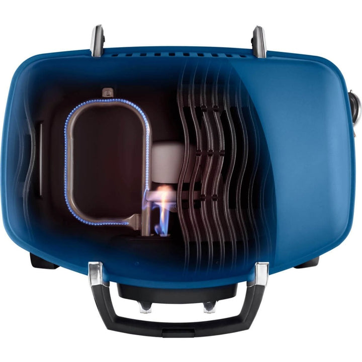 TRAVELQ 285 PORTABLE PROPANE GAS GRILL BLUE
