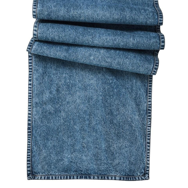 "DENIM 18"" X 90"" TABLE RUNNER - BLUE"
