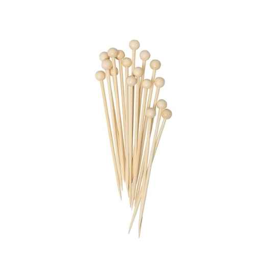 VIOVIA BAMBOO BALL PICKS  100 COUNT - BLUECO - Compralo en CorinneRegalos.com