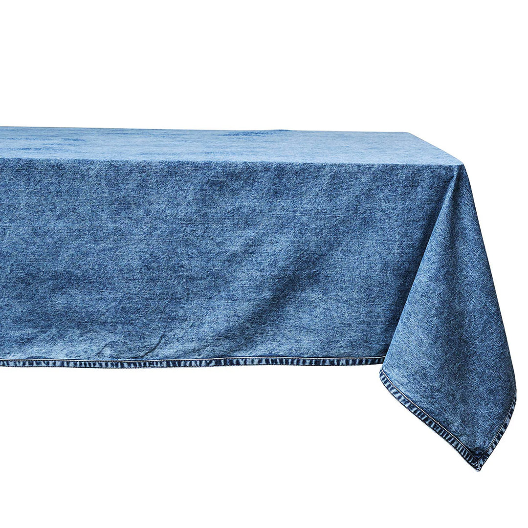 "DENIM 60"" X 120"" TABLECLOTH - BLUE"