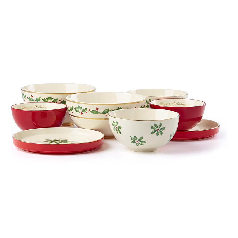 HOLIDAY LUNA DW NESTING 8PC SET - LENOX CORPORATION - Compralo en CorinneRegalos.com