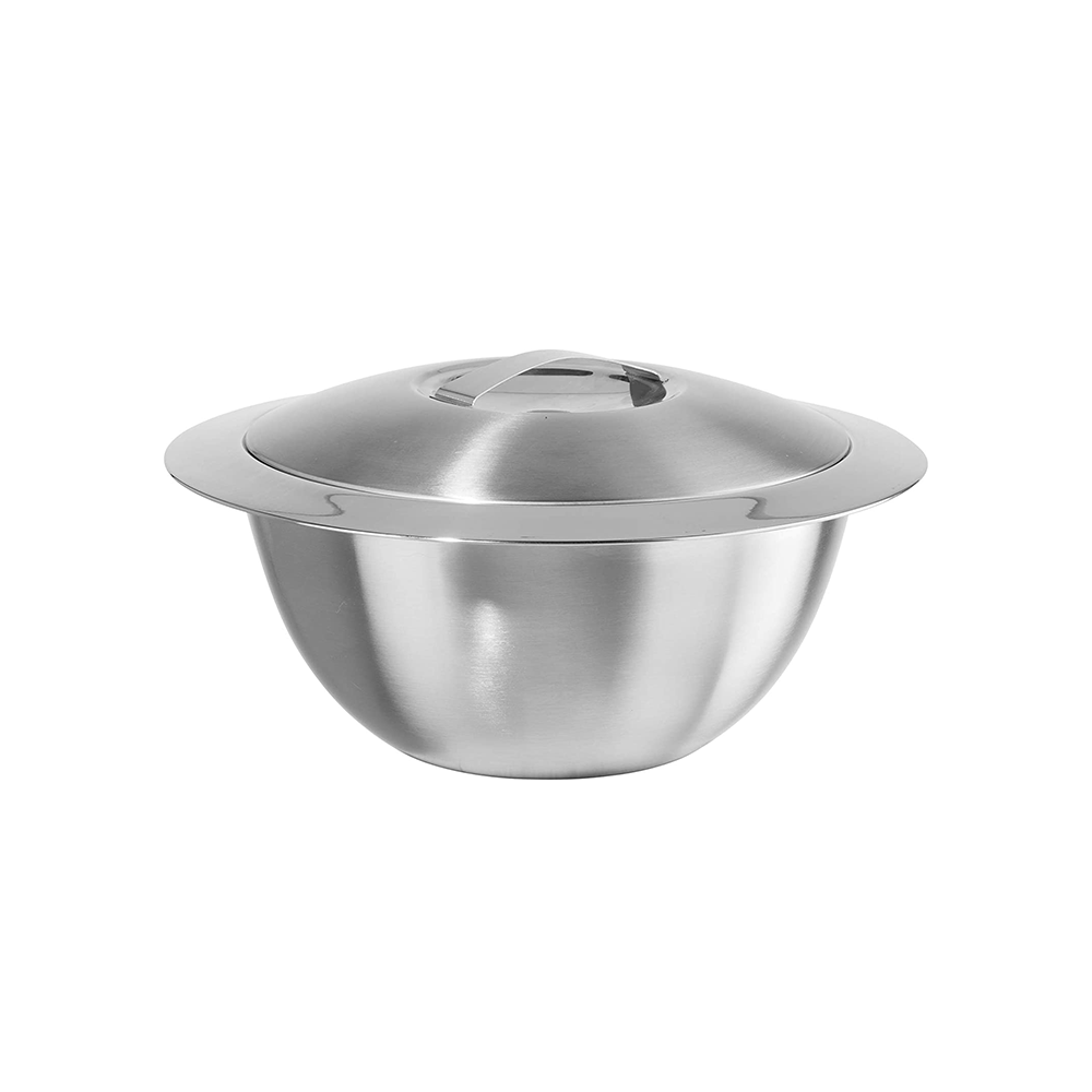 STAINLESS STEEL HOT COLD INSULATED SERVING BOWL - OGGI - Compralo en CorinneRegalos.com