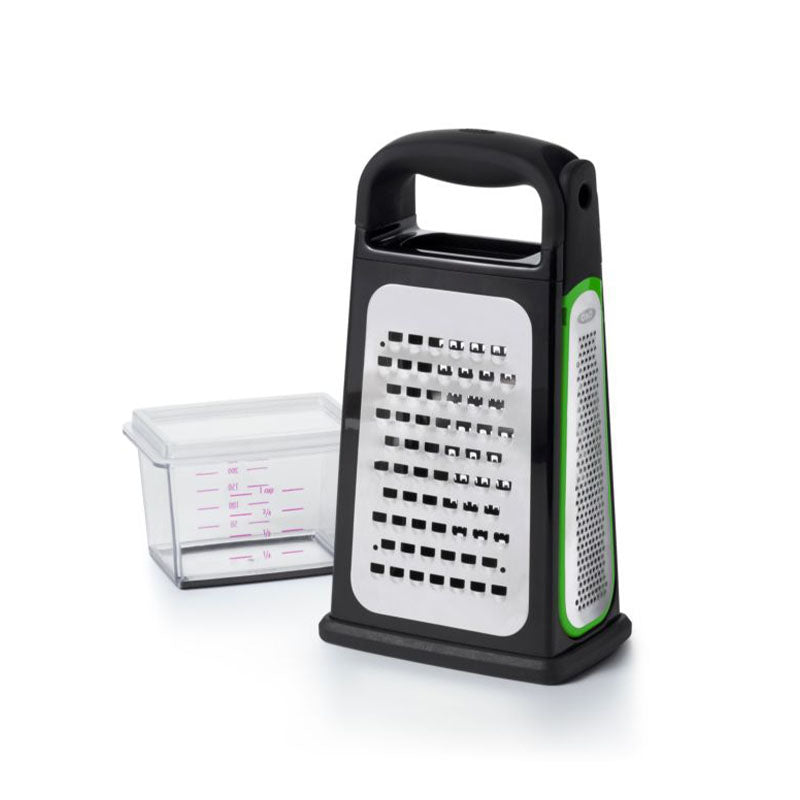 Etched Box Grater with Removable Zester - OXO - Compralo en CorinneRegalos.com