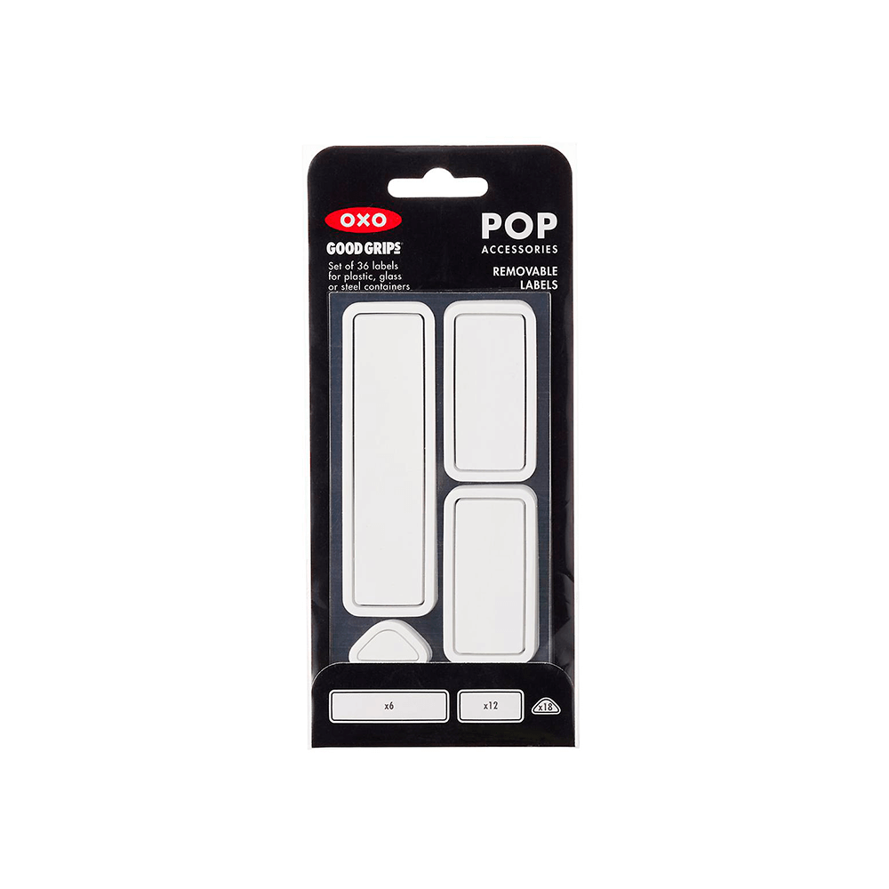 OXO GG POP REMOVABLE LABELS - Disponible en Corinne Regalos