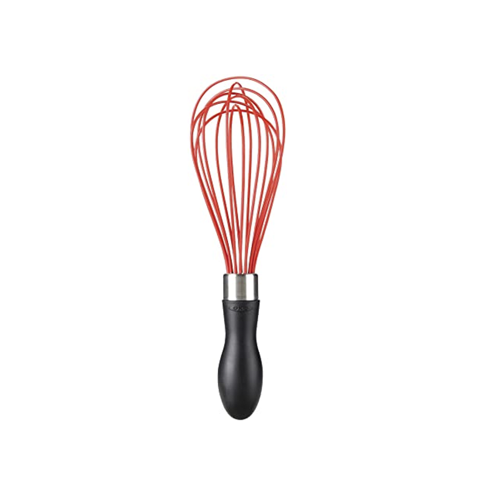 OXO GG 9IN SILICONE  WHISK RED - Disponible en Corinne Regalos