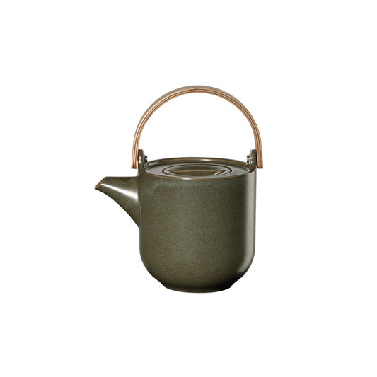 TEAPOT WITH STAINLESS STEEL FILTER AND WOODEN HANDLE COPPA NORI 0.6L - ASA SELECTION - Compralo en CorinneRegalos.com
