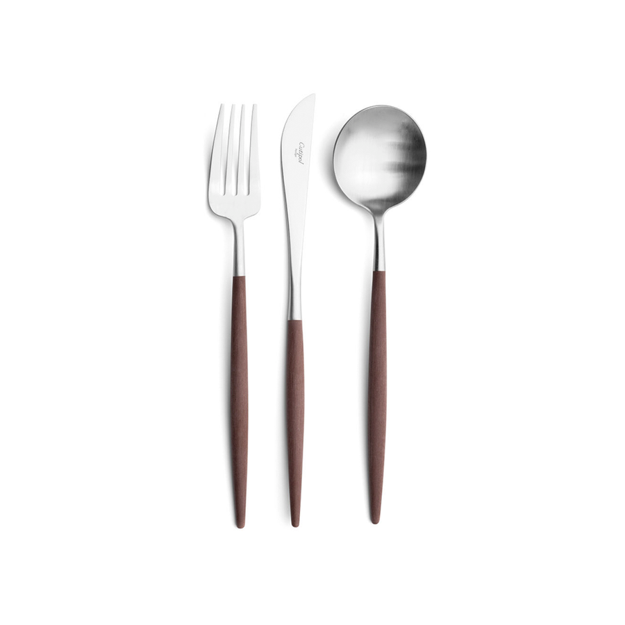 Cutlery set with 24 pcs. GOA with b in a gift box stainless steel - Disponible en Corinne Regalos