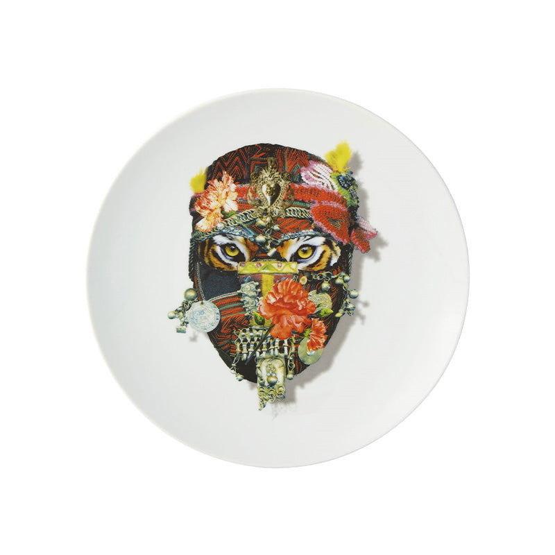 PLATO POSTRE MISTER TIGER LOVE WHO YOU WANT - VISTA ALEGRE - Compralo en CorinneRegalos.com