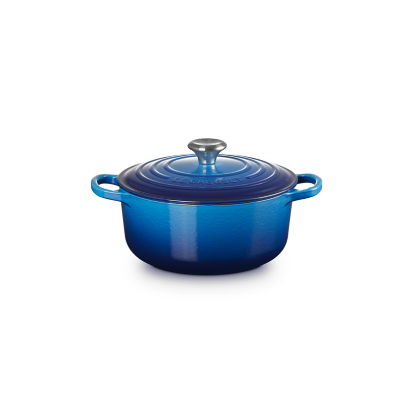 SIG RD CASS/OVEN 20 AZ BLUE - LE CREUSET FRANCE - Compralo en CorinneRegalos.com